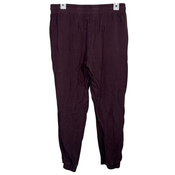 American Eagle Burgundy Casual Relaxed Joggers - Picture 2 of 5